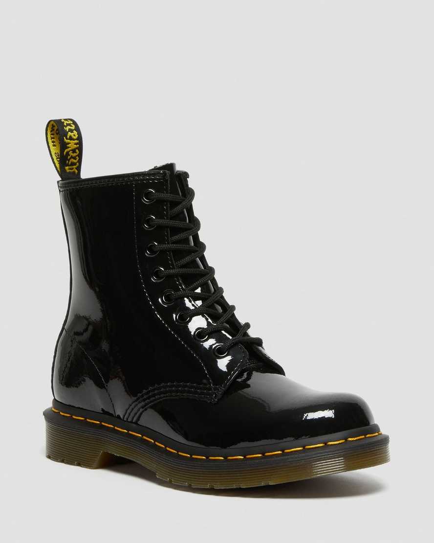 Dr. Martens 1460 Patent Lær Snørestøvler Herre Svart [1502VSUEA]